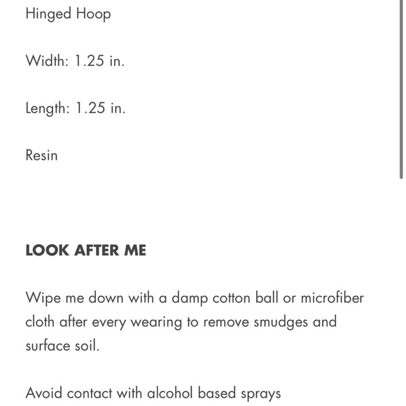 Alaire Resortwear mod Daisy hoop earrings - Picture 3 of 5